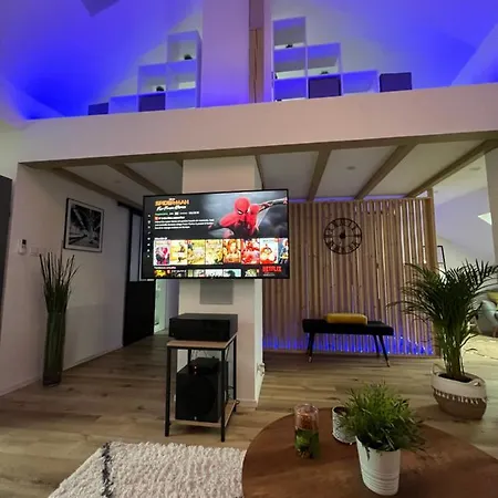 Loft Ravissant Avec Parking Gratuit